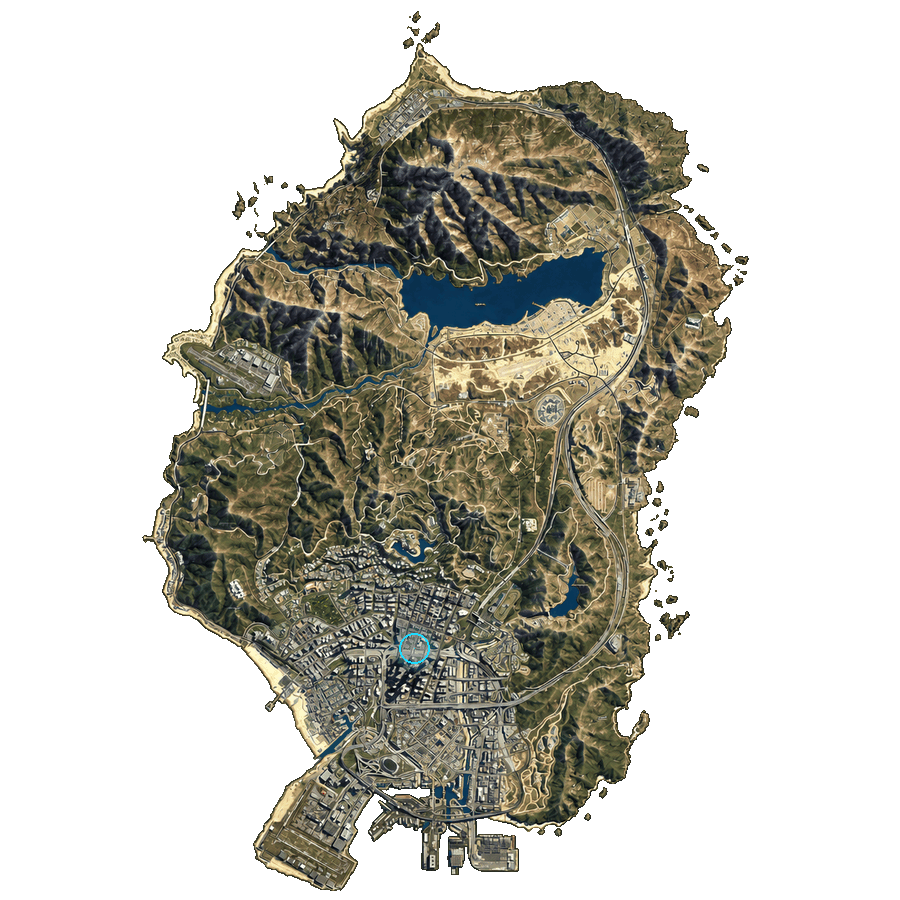 Animated TrustTitan network coverage map of San Andreas